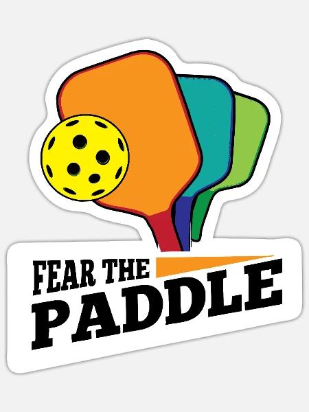Funny Pickleball - Sticker - white matte