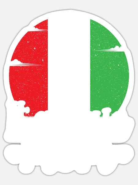 Italian Mom Europe Country Italy Mothers Day - Sticker - white matte