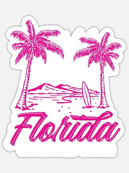 Florida Florida Florida - Sticker - white matte