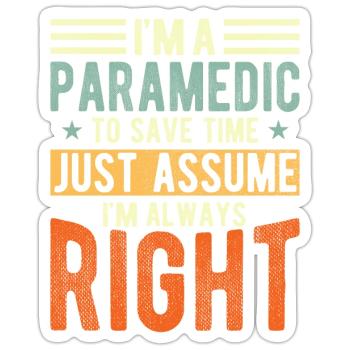 Paramedic - Sticker - white matte - Front