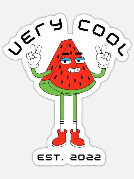 Very cool - Sticker - white matte