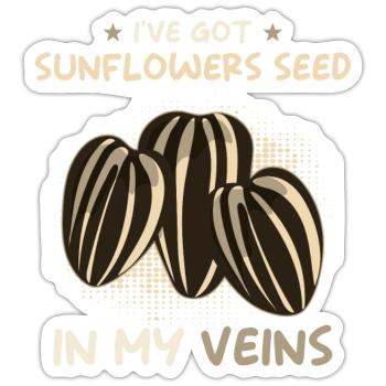 Sunflower Seeds - Sticker - white matte - Front