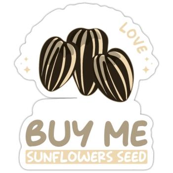 Sunflower Seeds - Sticker - white matte - Front