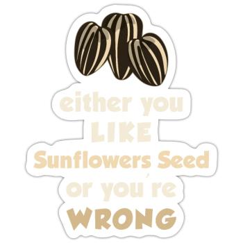 Sunflower Seeds - Sticker - white matte - Front