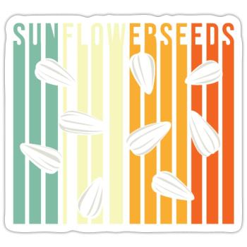 Sunflower Seeds - Sticker - white matte - Front