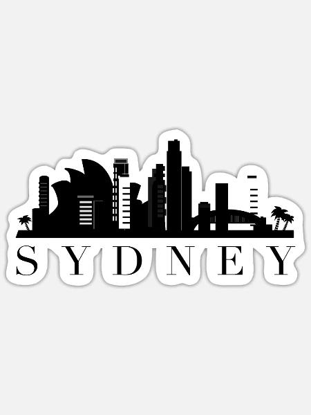 Sydney - Sticker - white matte