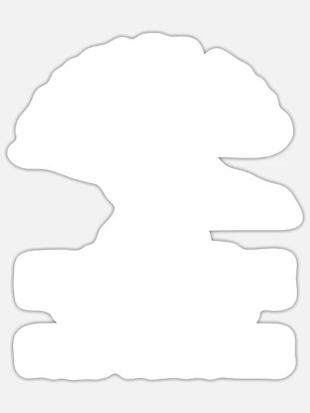  - Sticker - white matte