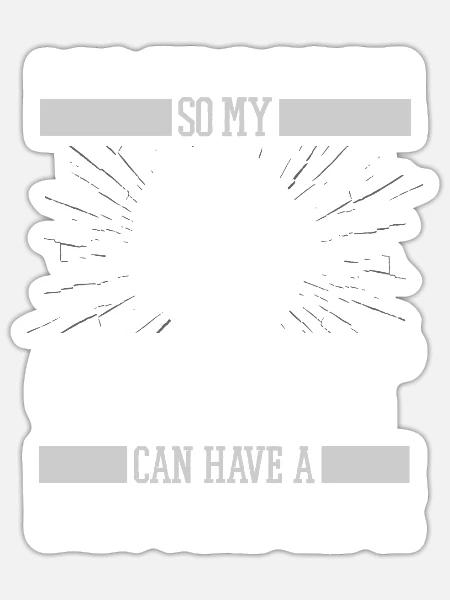 - Sticker - white matte