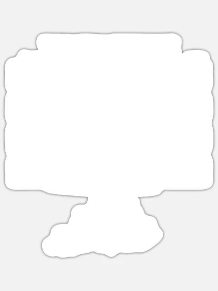 The Sound Of Silence - Sticker - white matte