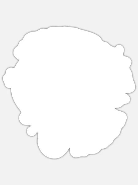 - Sticker - white matte