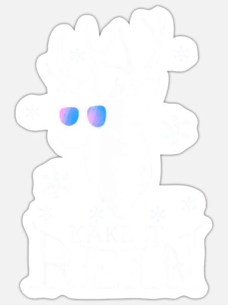 - Sticker - white matte