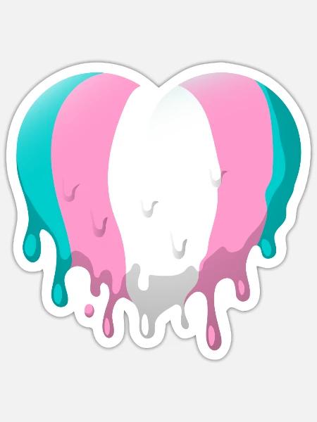 - Sticker - white matte