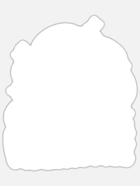  - Sticker - white matte