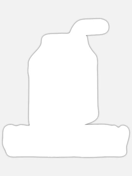 - Sticker - white matte