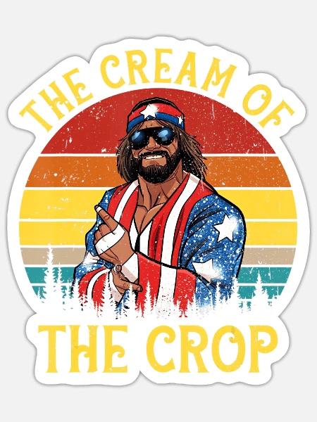 Macho The Cream of The Crop T Shirt - Sticker - white matte