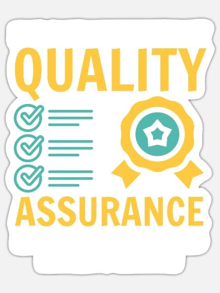 Funny Quality Assurance,ISO 9001, Qa Dad and Mom - Sticker - white matte