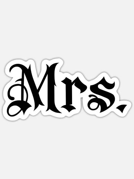 - Sticker - white matte