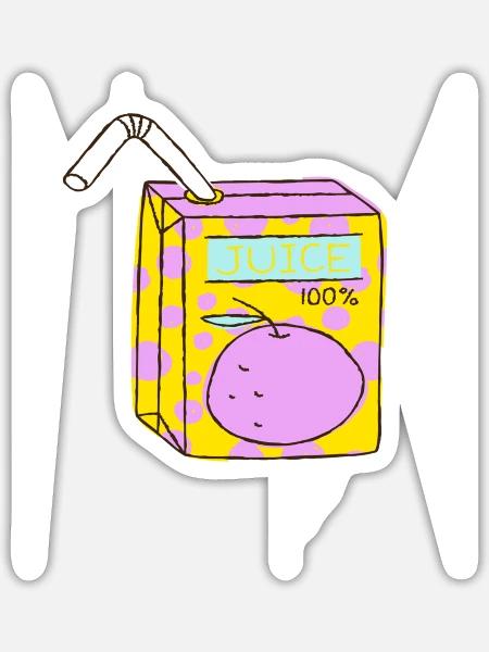 all juice no seeds - Sticker - white matte