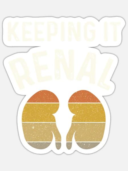 Dialysis Techian Weekney Team Nephrology Nurse - Sticker - white matte