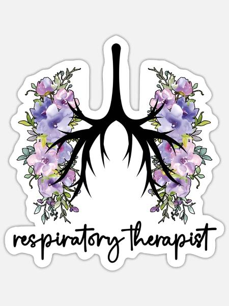 Reratory Therapist Rt Reratory Therapy Week - Sticker - white matte