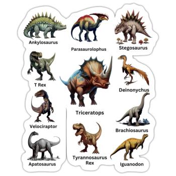 Prehistoric Ancient - Sticker - white matte - Front