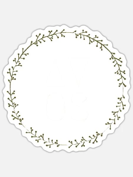 - Sticker - white matte
