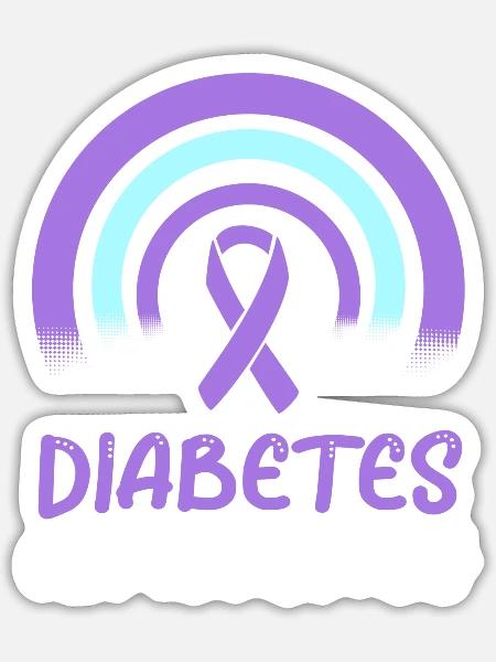 Diabetics Diabetes Awareness Month Insulin Gift - Sticker - white matte