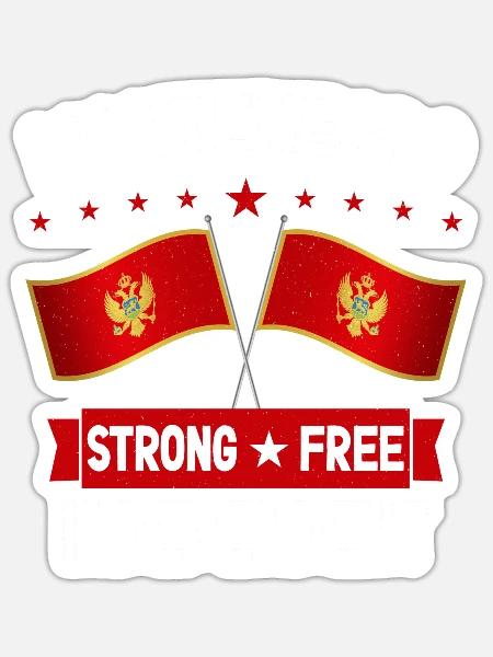 Montenegro - Sticker - white matte