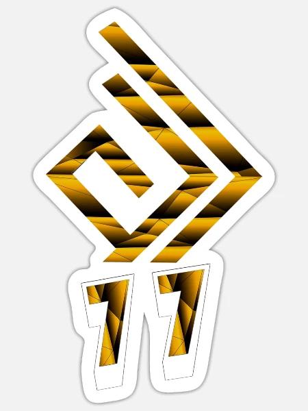 - Sticker - white matte