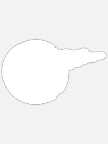  - Sticker - white matte