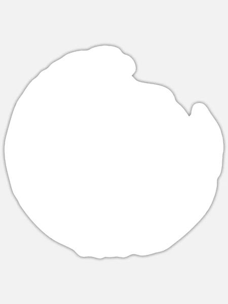 - Sticker - white matte