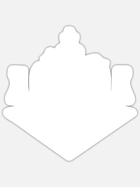 - Sticker - white matte
