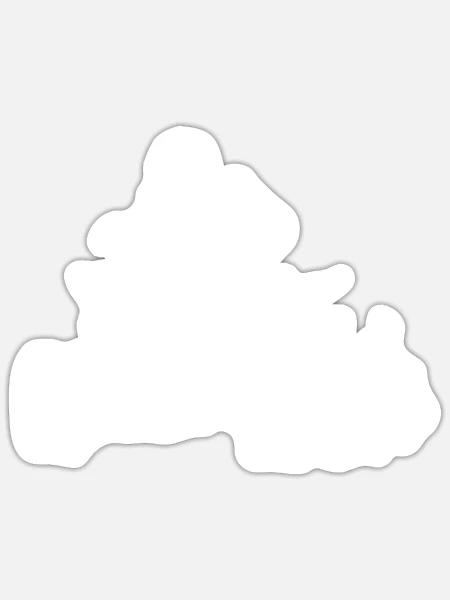 - Sticker - white matte