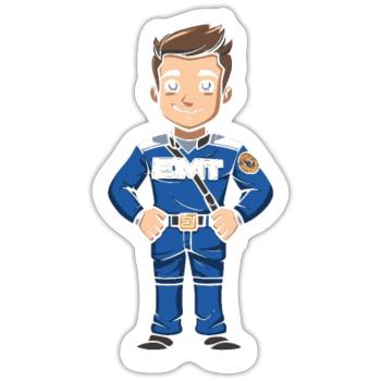 Emt Paramedic - Sticker - white matte - Front