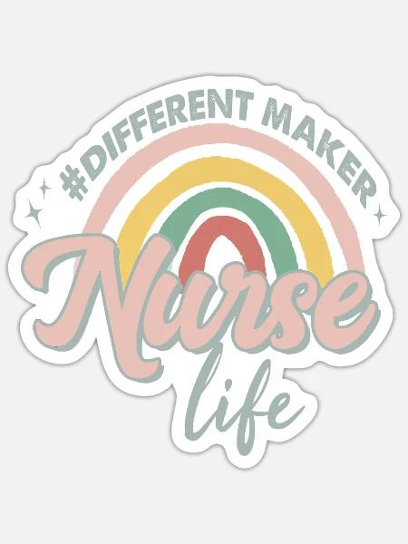- Sticker - white matte