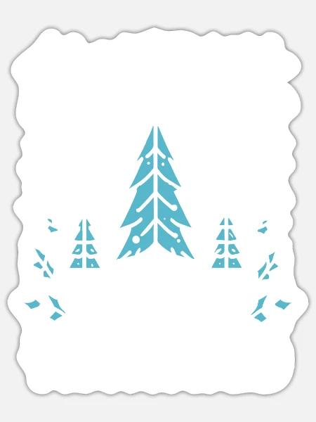 - Sticker - white matte