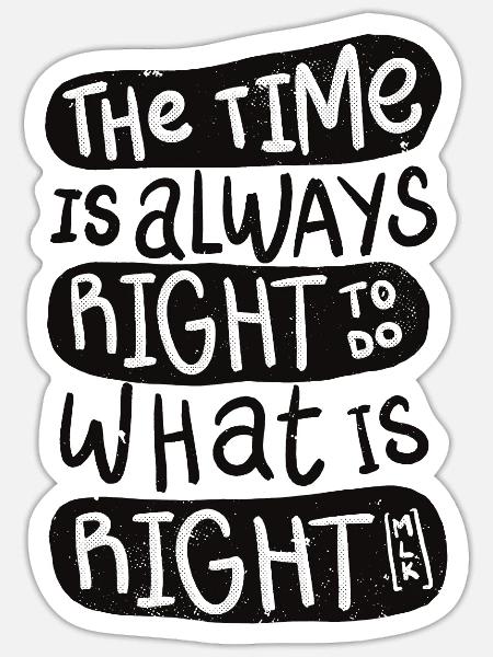 Timeless Integrity - Sticker - white matte