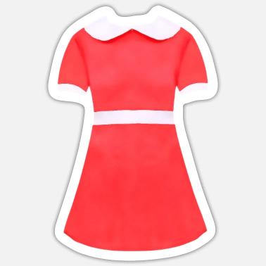 Musical Iconography - Classic Red Dress of Annie' Sticker | Spreadshirt