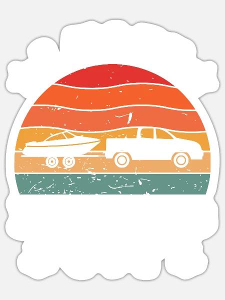 i hate pulling out boating 1 - Sticker - white matte