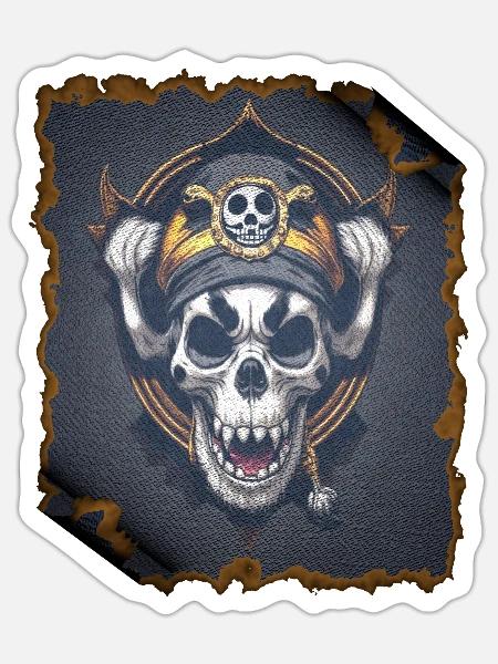 Jolly Roger v1 - Sticker - white matte