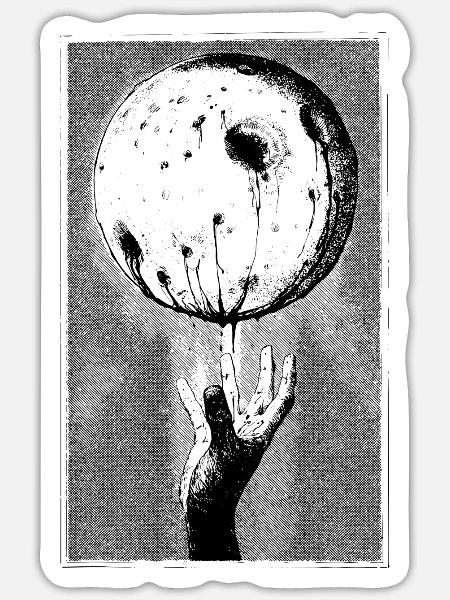 - Sticker - white matte