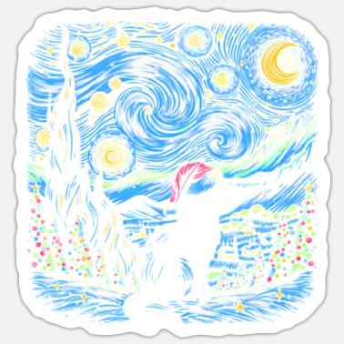 starry night van gogh outline