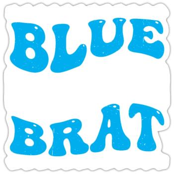 Blue Collar Brat 6 - Sticker - white matte - Front