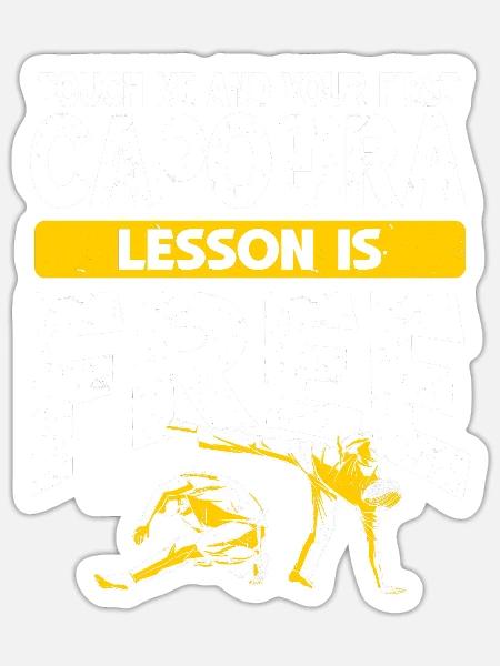 Capoeira Brazil Martial Arts Capoeira - Sticker - white matte