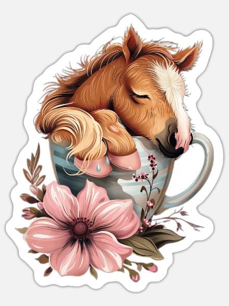 - Sticker - white matte