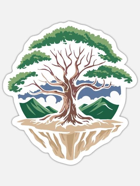 - Sticker - white matte