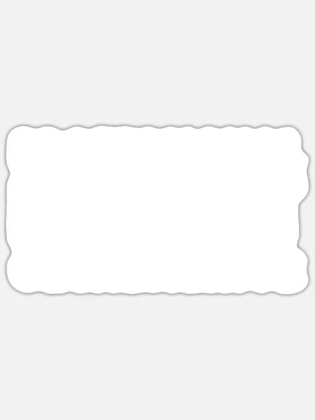 - Sticker - white matte