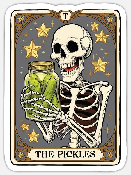 Tarot Card - Sticker - white matte