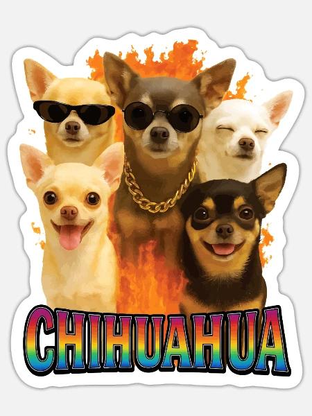 Chihuahua - Sticker - white matte