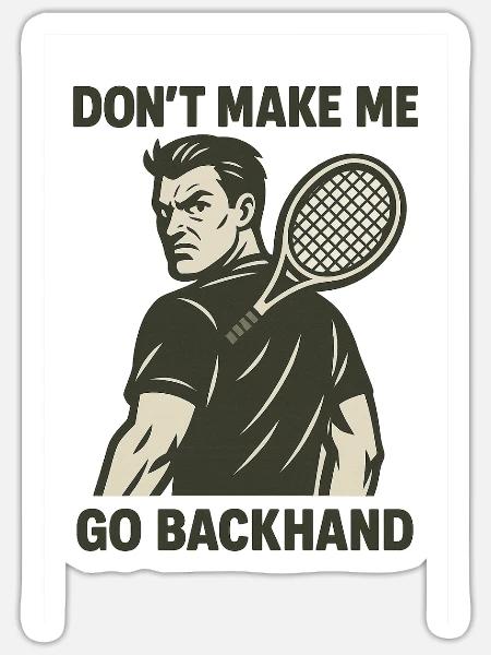 Ne me faites pas reculer - Sticker - blanc mat